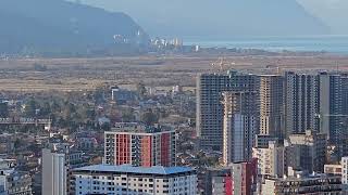 Батуми Панорама. Приземление Самолёта. Batumi Georgia Landing ✈️🇬🇪 4K