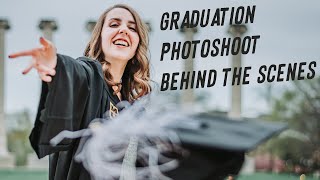 *BEHIND THE SCENES OF MY FIRST GRADUATION PHOTOSHOOT!* POV PHOTOGRAPHY WITH $500 DSLR CAMERA