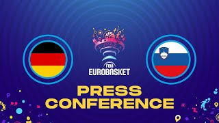 Germany v Slovenia - Press Conference | FIBA EuroBasket 2022