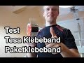 Test Tesa Tesapack Klebeband | Paketklebeband | Packband Test | Tesafilm Test