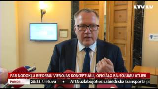 Par nodokļu reformu vienojas konceptuāli, oficiālo balsojumu atliek