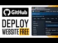 How to Host a Website on GitHub Pages Free!