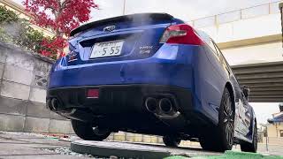 【WRX S4 (VAG)】STIパフォーマンスマフラー装着車　エンジン始動〜アイドリング状態まで