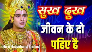 निराश न हो, सुख दुख जीवन के दो पहिए है | Krishna Motivational Speech | Krishna Vani #geeta