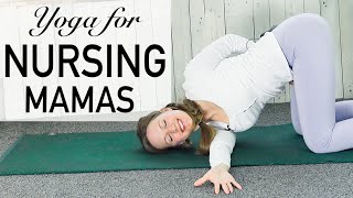 Postnatal Yoga For Nursing Mothers  ♥  Back, Neck & Shoulder Yoga Stretches  ♥  YogaCandi