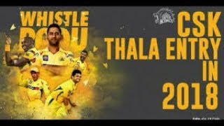 IPL 2018 ● Chennai Super Kings Thala Thalapathy Mashup ● CSK Returns ● Full Team Players List ●