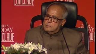India Today Conclave: Q&A With Pranab Mukherjee
