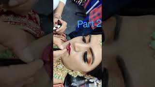 #Ritu makeover#Bridal base \u0026 complete makeup#see part 3 full bridal makeup please like, comments