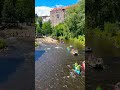 歐洲城堡護城河能泛舟？捷克克魯姆洛夫城堡 river 旅行 travel riverside europe 泛舟