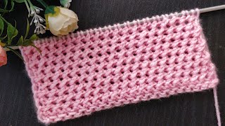 बेहद आसान बुनाई, Very Easy Knitting Stitch Pattern @knittingknife