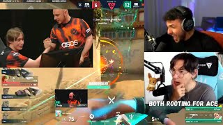 Tarik & Tenz reacts to Fnatic Derke's ACE To End The Match | VCT