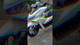 Pesona honda pcx 2025 warna putih. #pcx160 #hondapcx160 #honda #pcxmodif #fypシ゚ #youtubeshorts