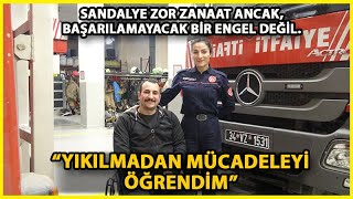 15 Yaşında Engelli Kaldı, İtfaiye Erlerinin Desteğiyle Yaşama Tutundu