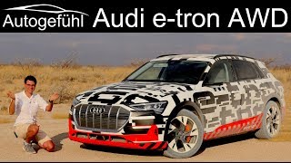 Audi e-tron DRIVING REVIEW electric quattro AWD test e tron  - Autogefühl