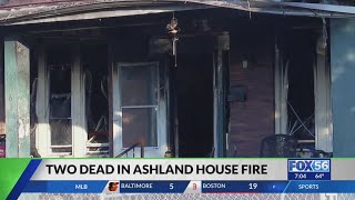 Two dead in Ashland house fire