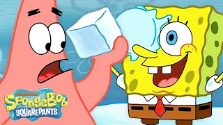 SpongeBob and Patrick Get In A SNOWBALL Fight 💥 | Full Scene | @SpongeBobOfficial