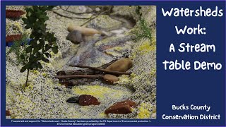 Watersheds Work: A Stream Table Demonstration