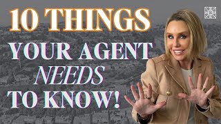 10 Things your Real Estate Should Know About your Home! + 2 Bonus Tips