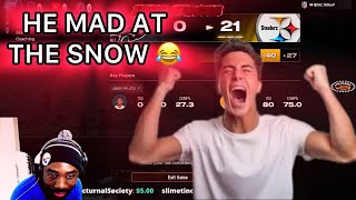 Hilarious Arguments! Madden 25! Trae Flocka vs. MR INTERCEPTION! HE MAD AT THE SNOW!