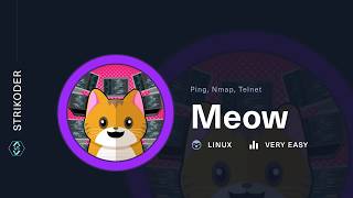 HackTheBox – Meow Walkthrough | Ping, Nmap, Telnet