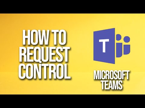 How to Request Control in Microsoft Teams Tutorial