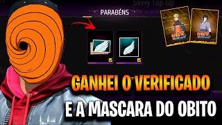 PEGUEI O VERIFICADO E A MASCARA DO OBITO NO SERVER INDIANO DO FREE FIRE