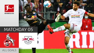VAR Drama & Huge Chances! | 1. FC Köln - RB Leipzig 1-1 | All Goals | Matchday 5 – 2021/22