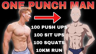 I Trained Like One Punch Man (One Punch Man Workout Challenge)