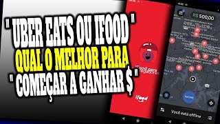 Uber Eats ou iFood Entregador  Qual é Melhor Para Trabalhar.#UberEats #iFoodEntregador#UberEats