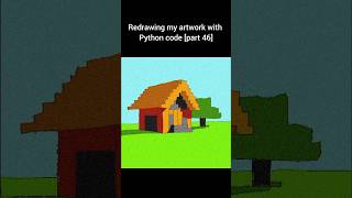 Part 46 | Python Turtle drawing | #python #pythonprogramming #coding #minecraft #digitalart