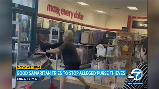 Customer confronts, scuffles with alleged thief at SoCal TJ Maxx store