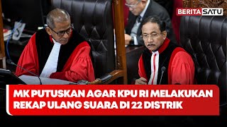 MK Perintahkan Rekapitulasi Ulang di 22 Distrik, Batalkan Keputusan KPU Puncak Jaya | Beritasatu