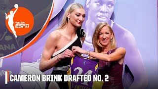 ⚡ CAMERON BRINK DRAFTED NO. 2 OVERALL BY THE LOS ANGELES SPARKS ⚡ | WNBA Draft