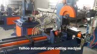 Telhoo automatic pipe saw cutting machine