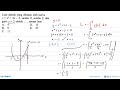 Luas daerah yang dibatasi oleh kurva y=x^2+2x-3, sumbu X, sumbu Y, dan garis x=2 adalah...satuan ...