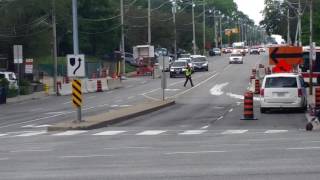 Toronto Police escorting Toronto EMS