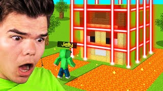 BREAKING Into EVIL JELLY'S MINECRAFT BASE! (*INSANE SECURITY*)