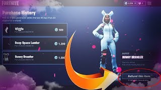 HOW TO REFUND SKINS IN FORTNITE BATTLE ROYALE  NEW REFUND SYSTEM ! HOW TO GET YOUR V BUCKS BACK!
