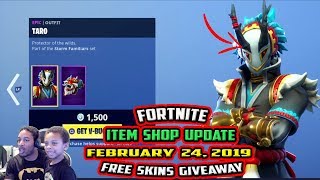 fortnite item shop update epic taro and nara skin february 24 - nara skin fortnite