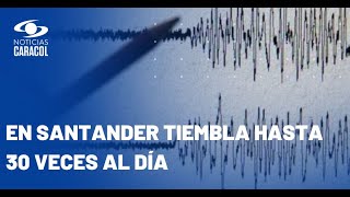 Temblor en Santander se sintió en 16 departamentos
