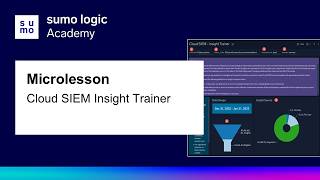 Microlesson: Cloud SIEM Insight Trainer