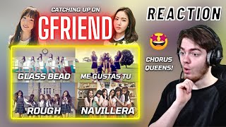 Catching Up On: GFRIEND - Glass Bead + Me Gustas Tu + Rough + NAVILLERA | REACTION