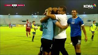 تسديدة متقنة من عبدة يحيي يسجل بها هدف غزل المحلة الأول أمام مصر المقاصة | الدوري المصري 2022/2021