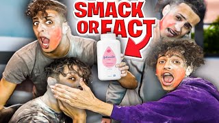 CRAZIEST SMACK OR FACT CHALLENGE! 😭