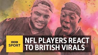 NFL players react to UK viral moments from 2017 - BBC Sport