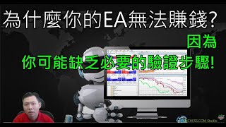 《中級》自動交易系統的必要驗證/為什麼你的EA不會賺錢?為什麼你的程式不會賺錢?因為...歷史回測是完美的〖重傳版〗