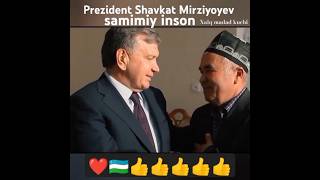 Samimiy inson-Prezident Shavkat Mirziyoyev...(arxiv) #uzbekistan #shavkatmirziyoyev #shorts #2025