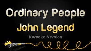 John Legend - Ordinary People (Karaoke Version)