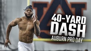 Top 40-yard dash times at Auburn Pro Day 2018