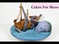 Making a Kraken/Ship Cake Making a Kraken/Ship Cake